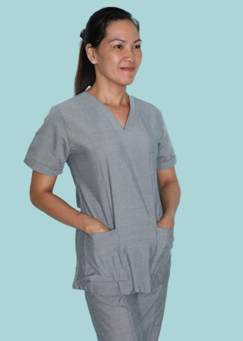 Scrub grey short sleeve