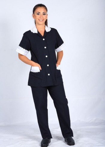 Uniform set navey blue buttons